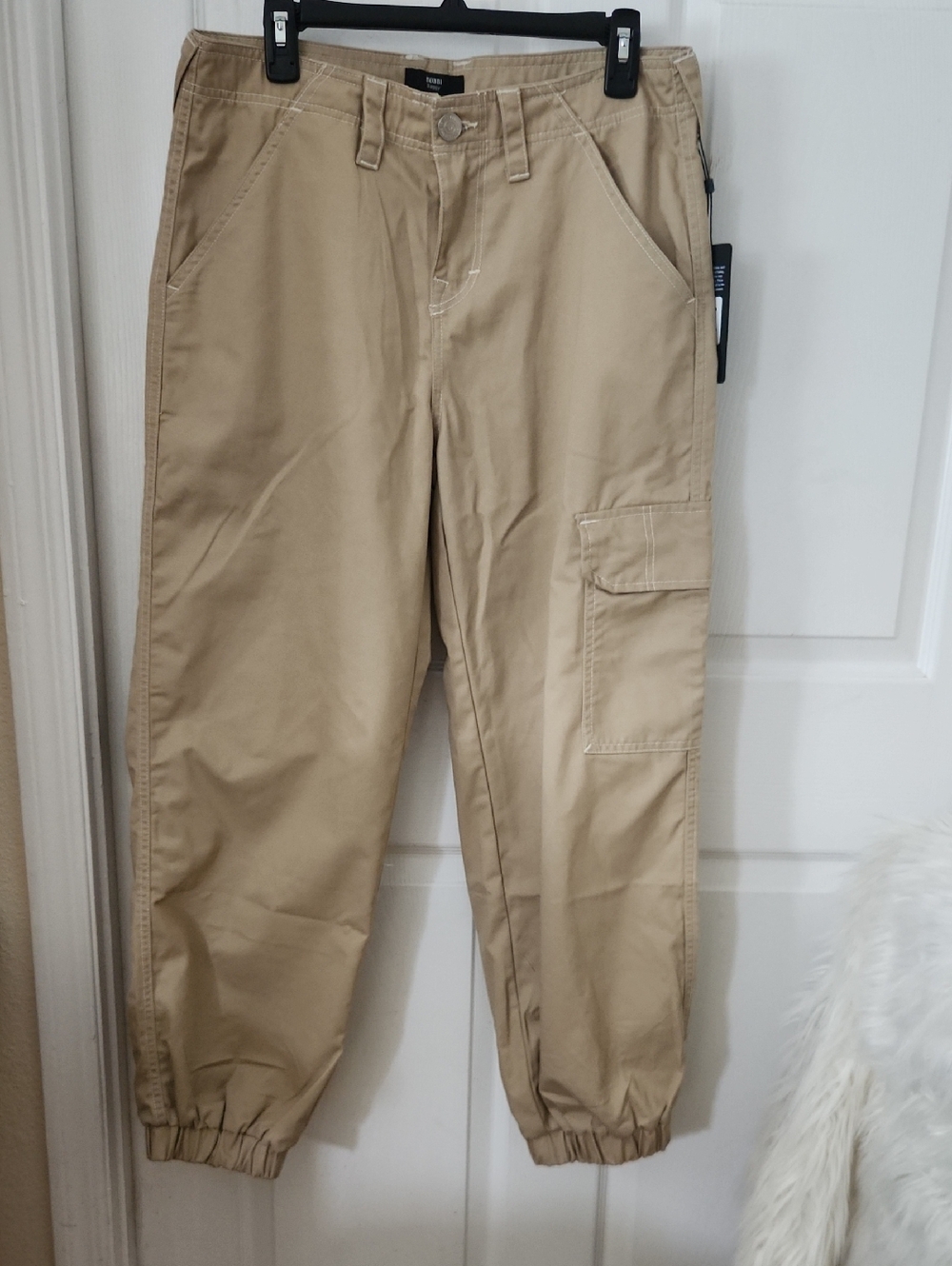True Religion Khaki Cargo Jogger Pants